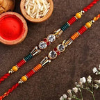 American Diamond Rakhi Set & 5 Star Chocolates | Grab2Buy