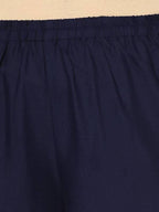 Aniyah Rayon Navy Blue Color Block Print Flared Slip-On Palazzo (AN-211K) | Grab2Buy