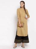 Myshka Women's Black Cotton Solid Casual Palazzo | Grab2Buy