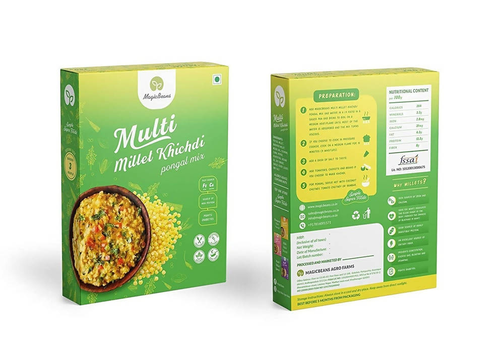 Magicbeans Multi Millet Khichdi/Pongal Mix | Grab2Buy