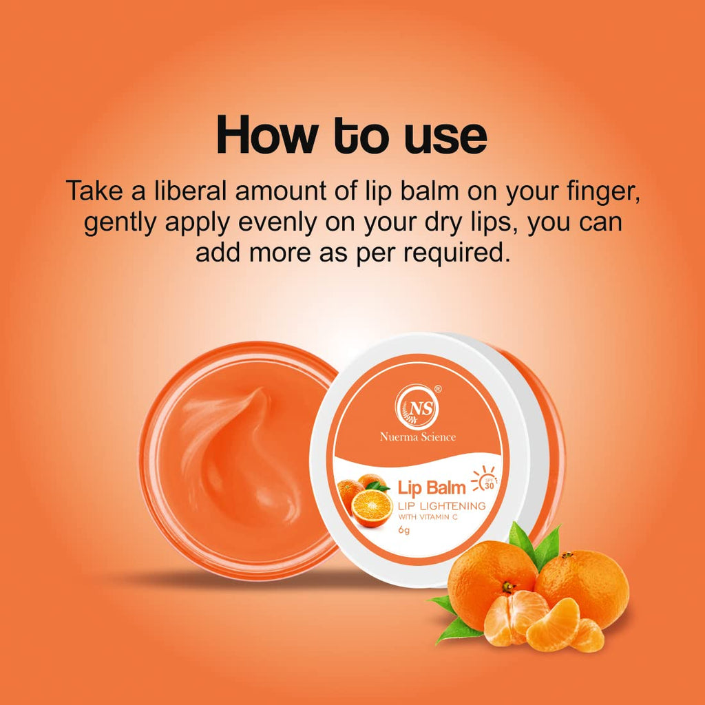 Nuerma Science Vitamin C Lip Balm | Nourishing, Hydrated & Soft Lips | Grab2Buy