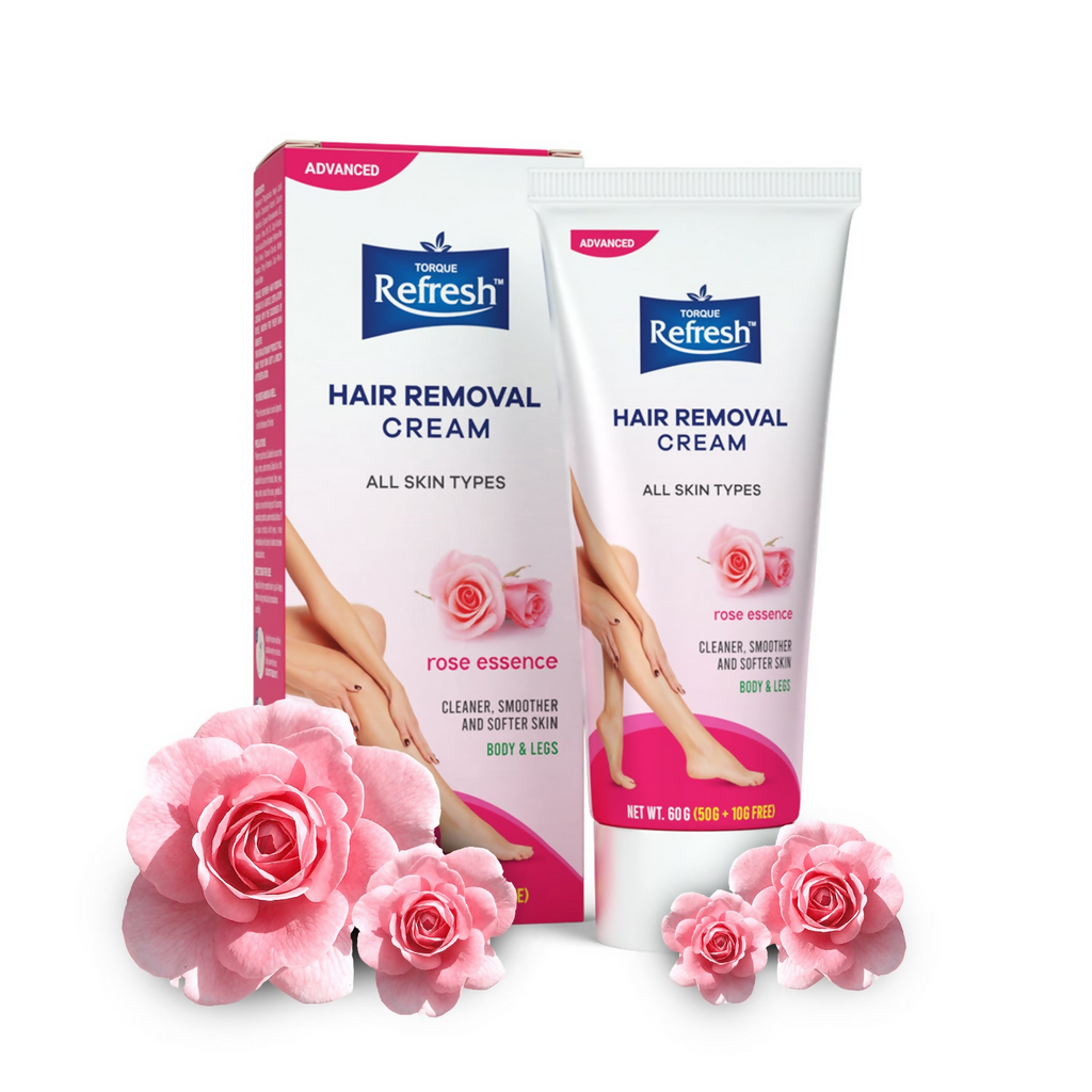 Torque's Refresh Hair Removal Cream With Rose Essence | Grab2Buy