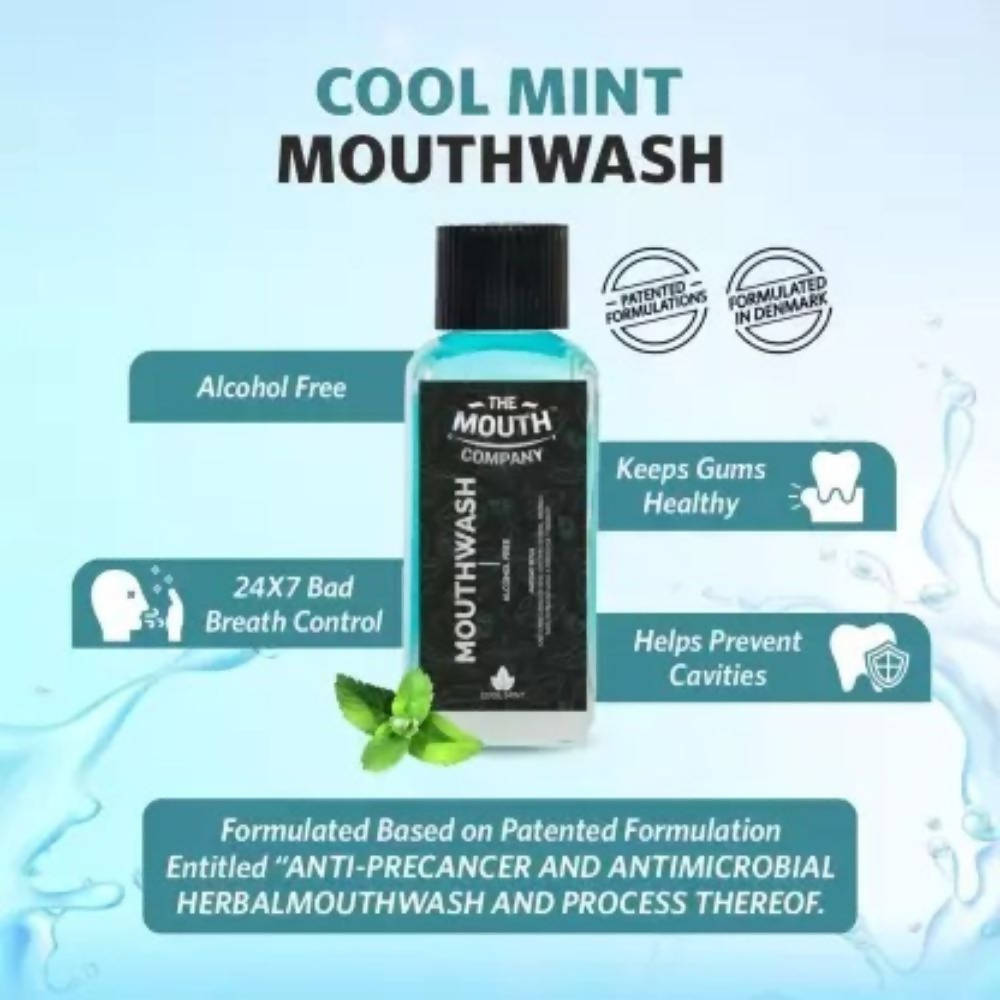 The Mouth Company Cool Mint Mouthwash | Grab2Buy