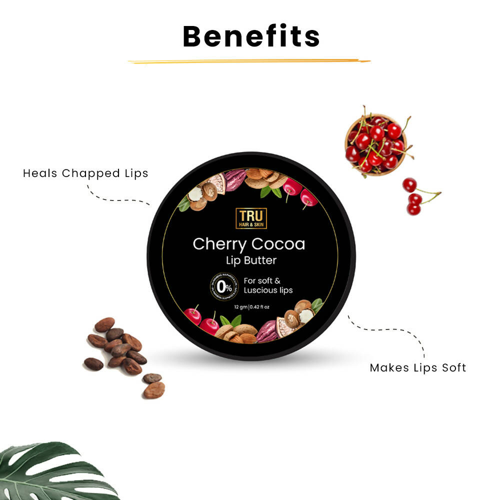 Tru Hair & Skin Cherry Cocoa Lip Butter | Grab2Buy