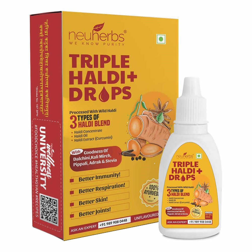 Neuherbs Triple Haldi Plus Drops | Grab2Buy