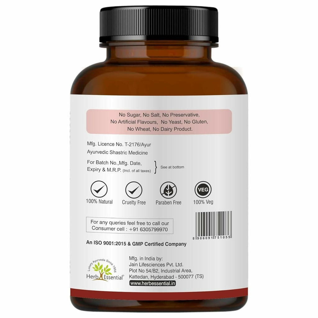 Herb Essential Haritaki Tablets – 500 mg | Grab2Buy