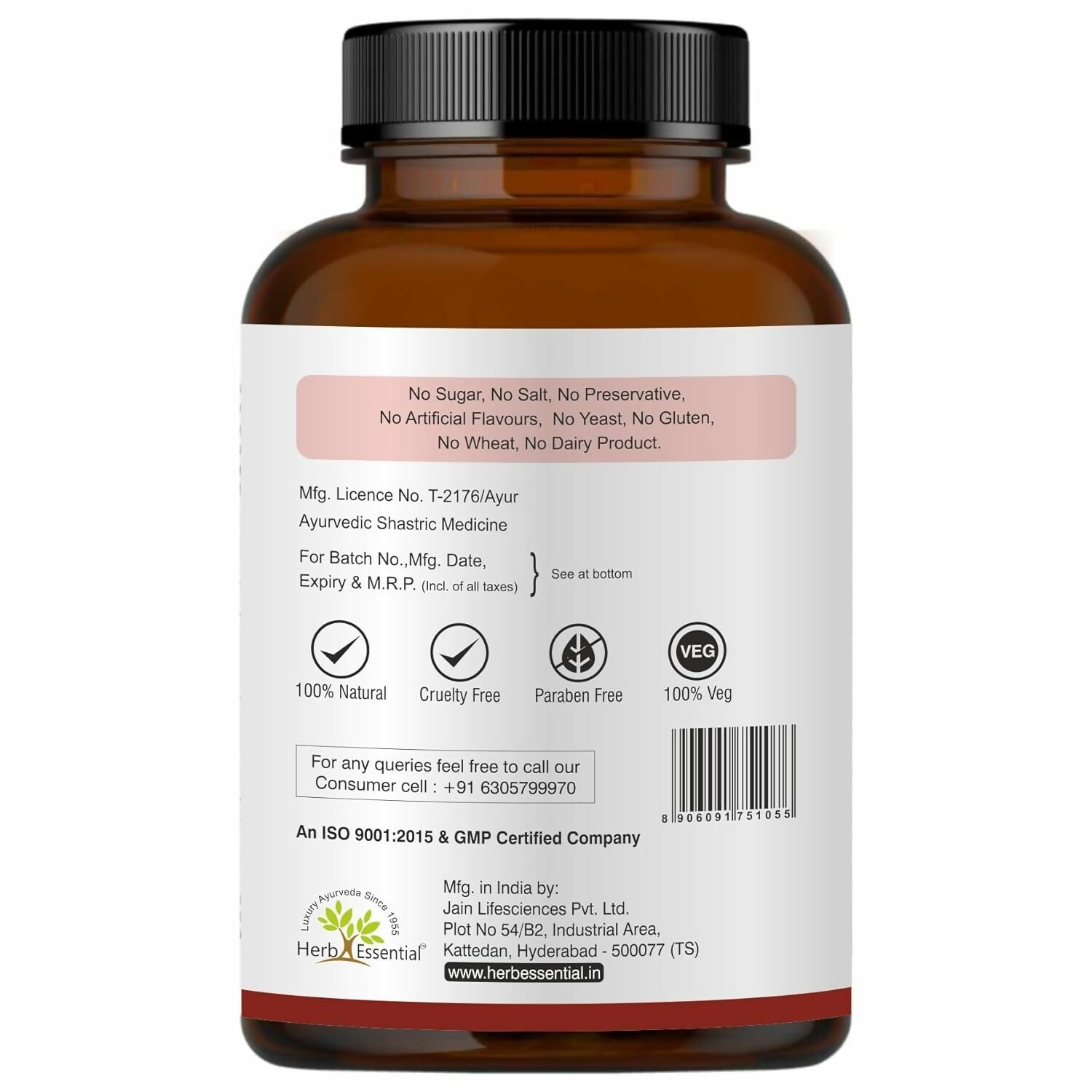 Herb Essential Haritaki Tablets – 500 mg | Grab2Buy