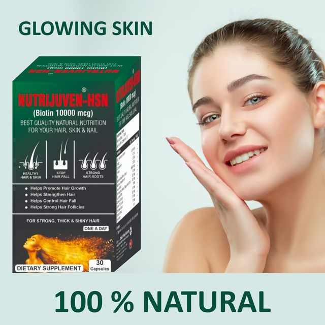 Nutrijuven - Hsn - Biotin 10000 Mcg Capsules | Grab2Buy