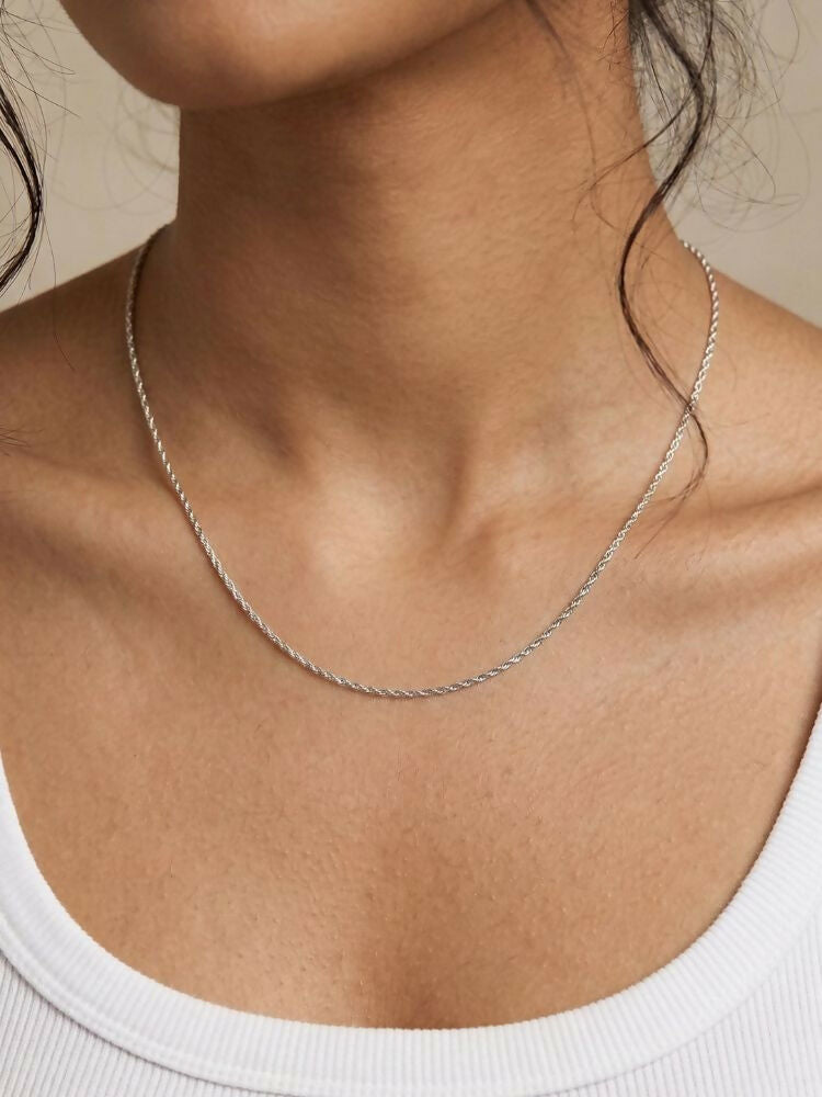 NVR Women German Silver Oxidised Chain | Grab2Buy