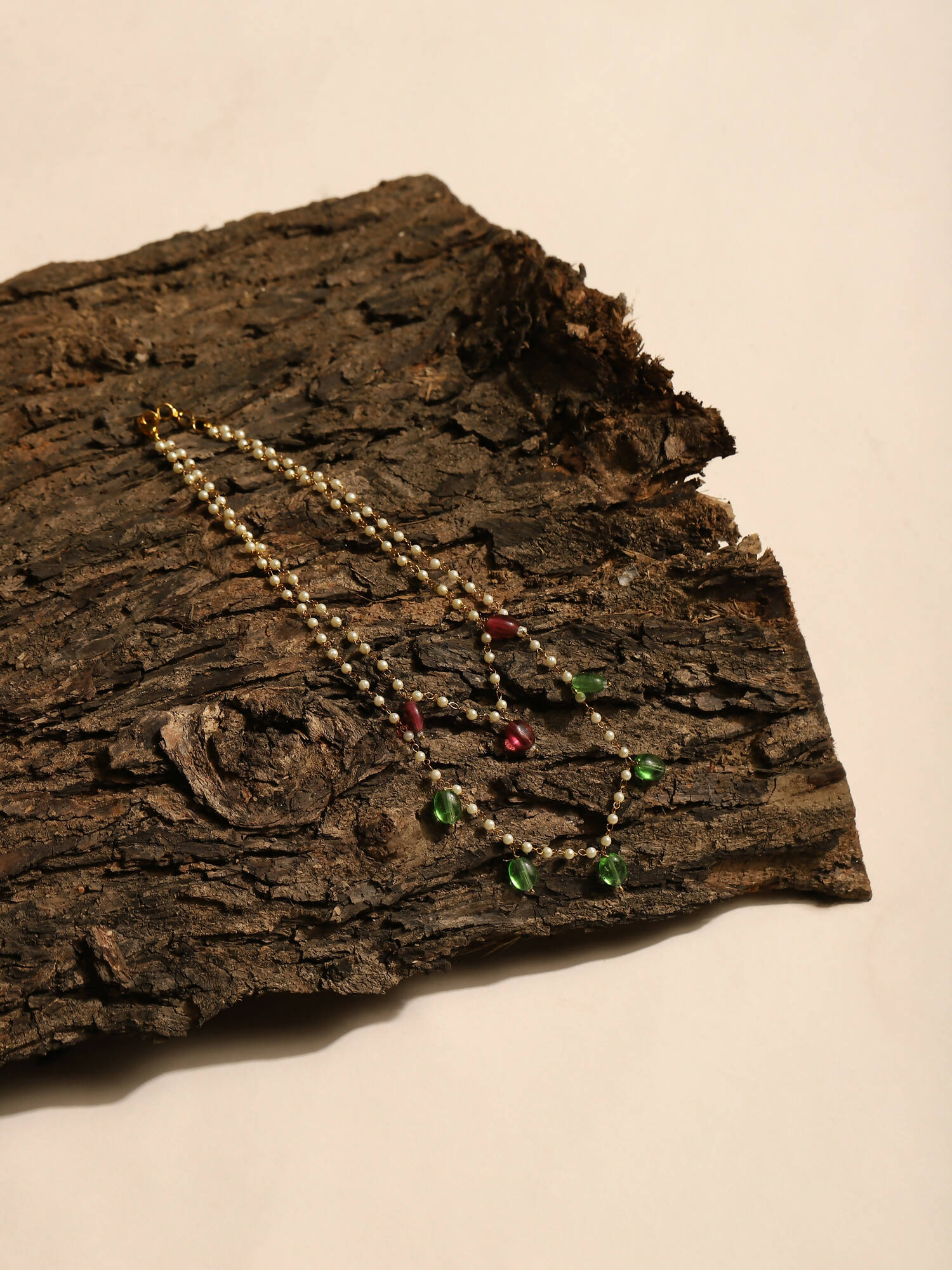 Women's Gold-Polished Necklace - Ruby Raang | Grab2Buy