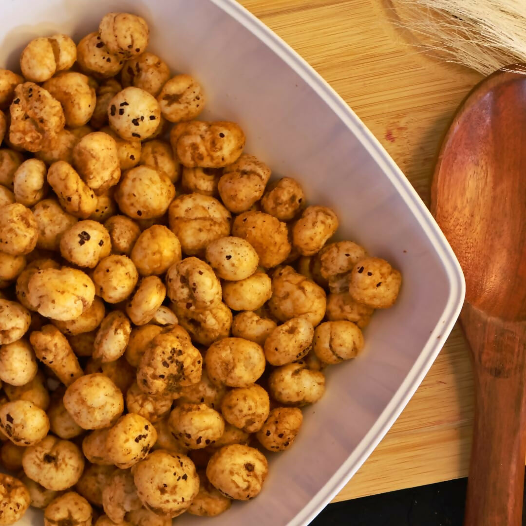 Healthy Master Crispy Roasted Fox Nuts (Makhana) - Peri Peri Flavour | Grab2Buy
