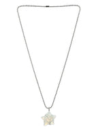 Women's Silver-Toned Blue Silver-Plated Handcrafted Chain - Ruby Raang | Grab2Buy