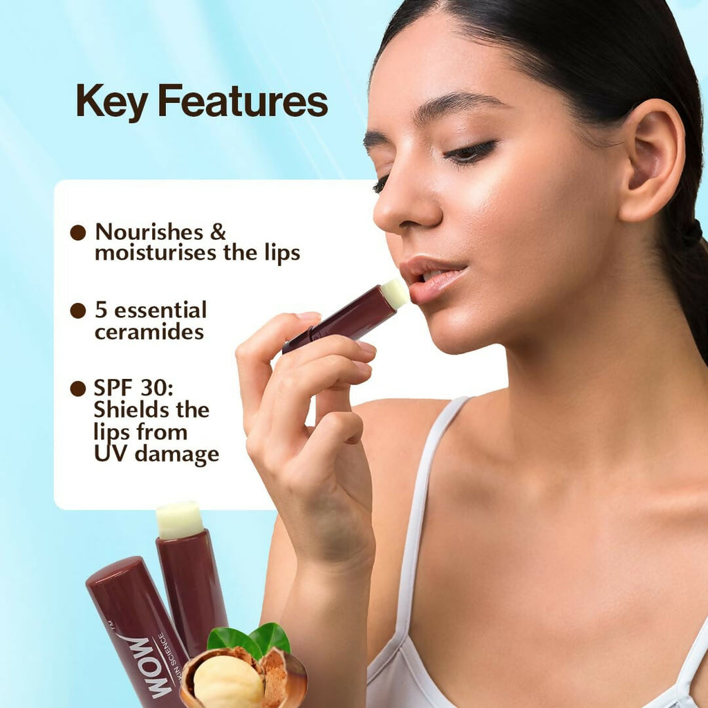 WOW Skin Science Shea Butter Nourishing Lip Balm SPF 30 with Ceramides | Grab2Buy