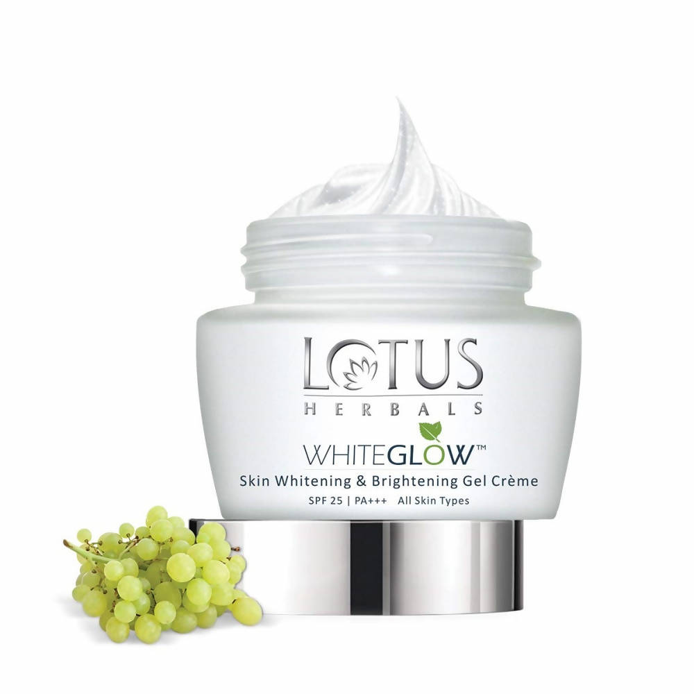 Lotus Herbals Whiteglow Skin Whitening And Brightening Gel Cream (SPF-25) | Grab2Buy