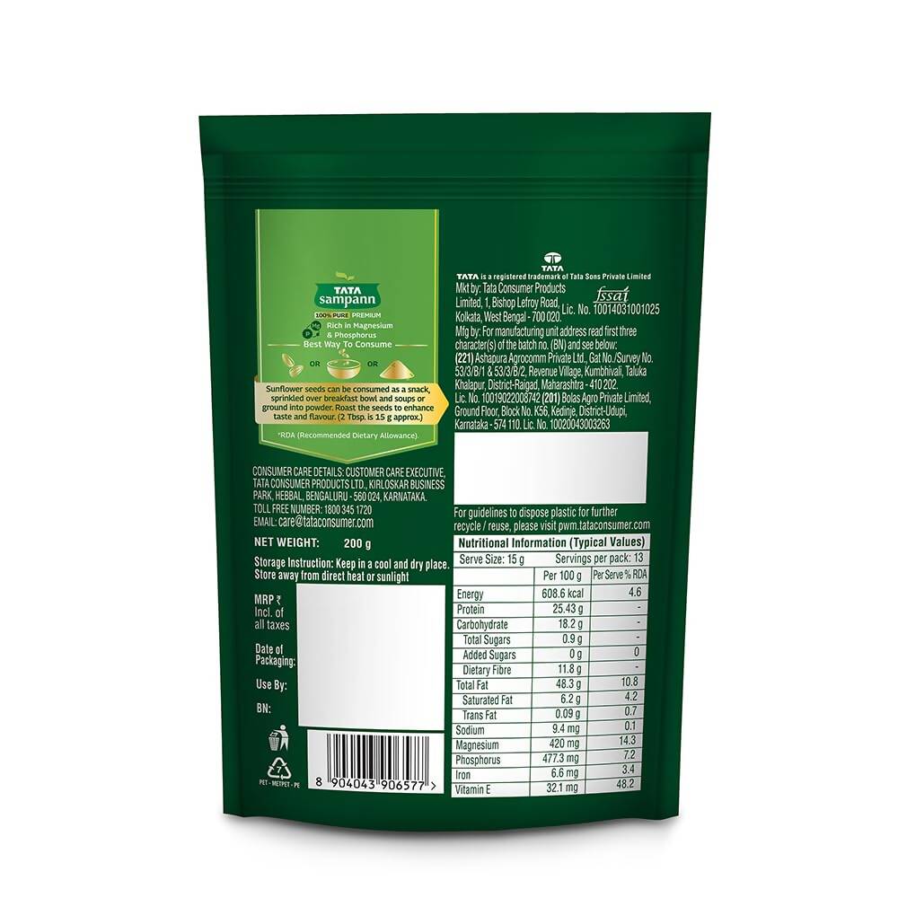 Tata Sampann Premium Sunflower Seeds | Grab2Buy