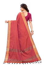 Vamika Banarasi Jacquard Weaving Orange Saree | Grab2Buy