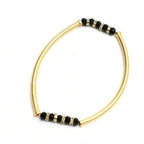 Mominos Fashion Kamal Johar Gold-Polished Beads Anklets | Grab2Buy