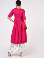 Cheera Pin-tuck Kurta Palazzo Set CH066K | Grab2Buy