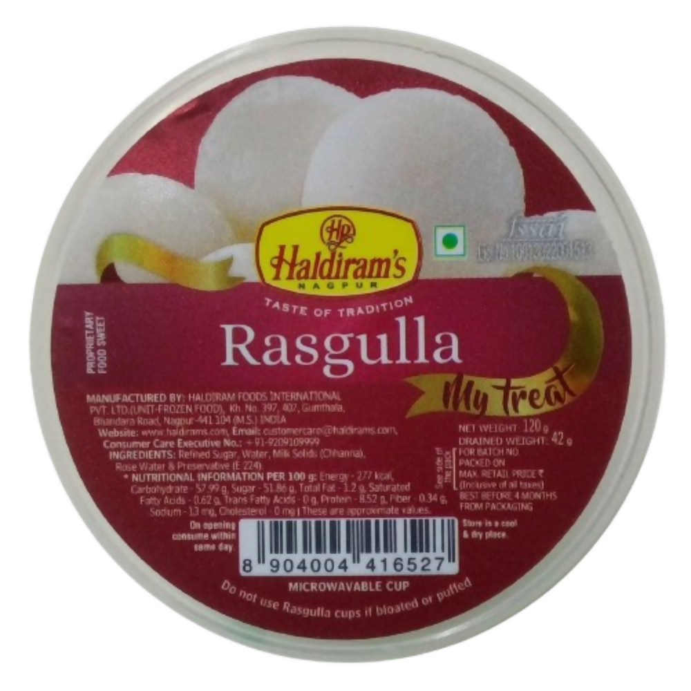 Haldiram's Rasgulla Cup | Grab2Buy
