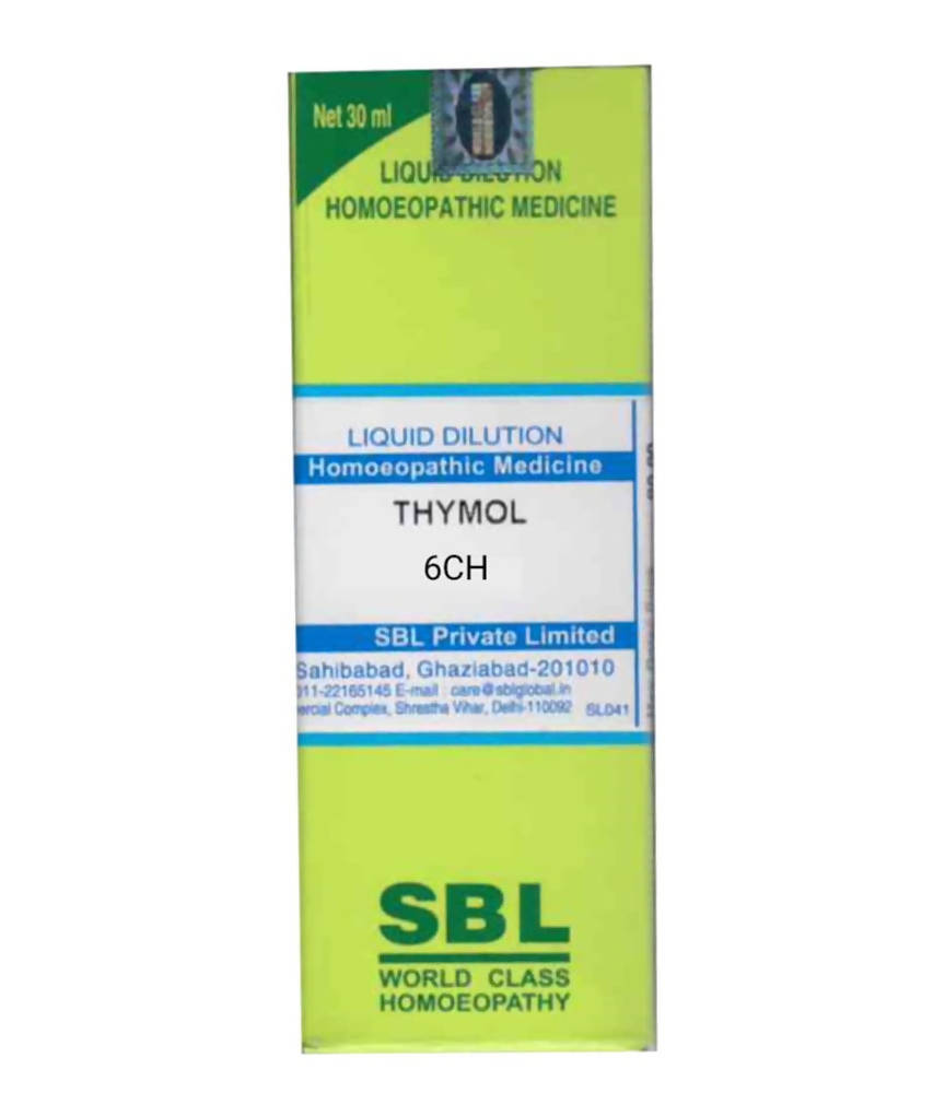 SBL Homeopathy Thymol Dilution - Limited Time Offer | Grab2Buy