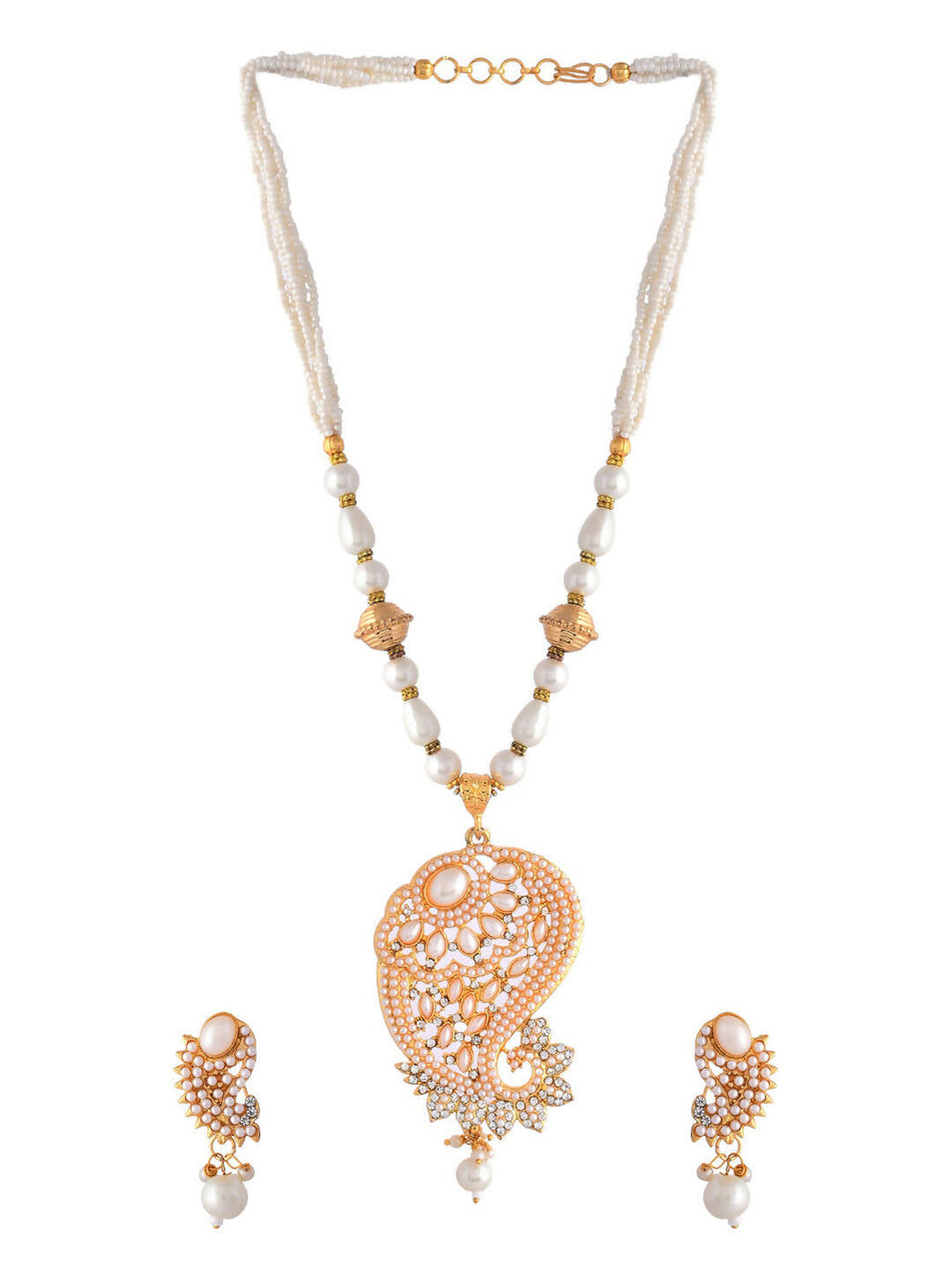 VOJ Women Gold Color stainless steel Jewellery Set | Grab2Buy