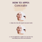Glam21 Ultra HD Liquid Concealer for HD Finish - Medium Warm | Grab2Buy