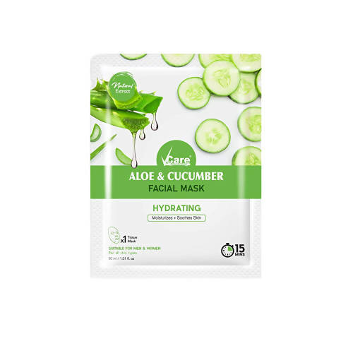 VCare Aloe and Cucumber Facial Mask | Grab2Buy