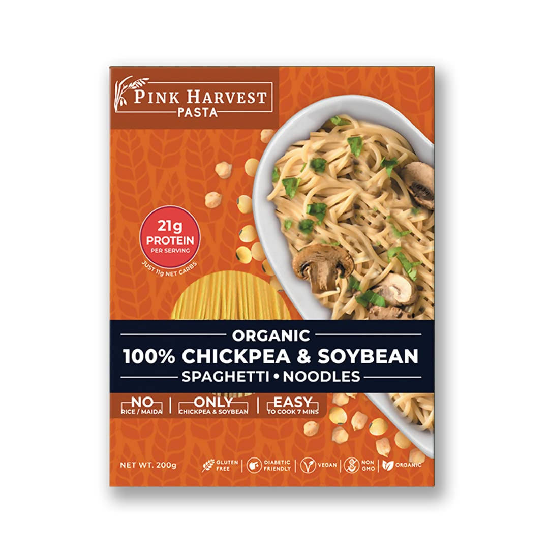 Pink Harvest Organic 100% Chickpea & Soybean Spaghetti Noodles | Grab2Buy
