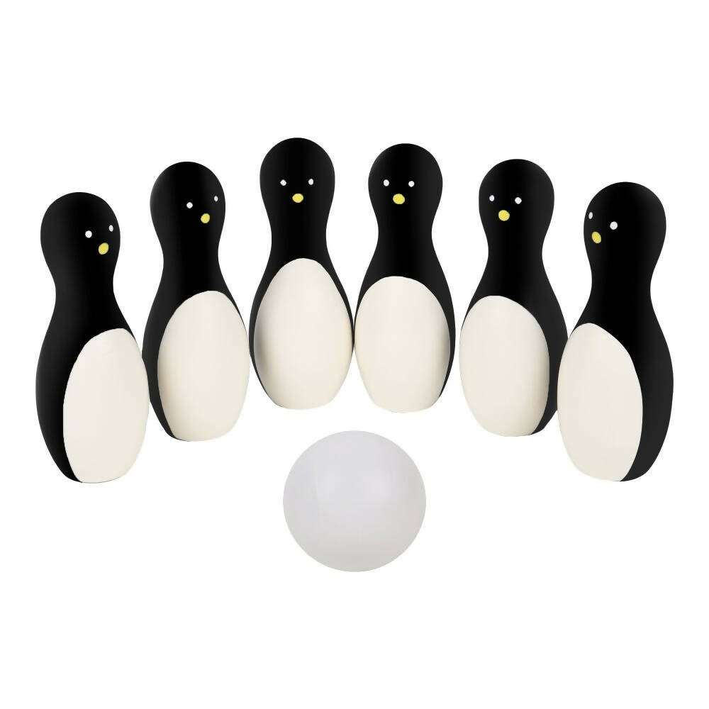 Matoyi Wooden Penguin Bowling Set For Kids | Grab2Buy