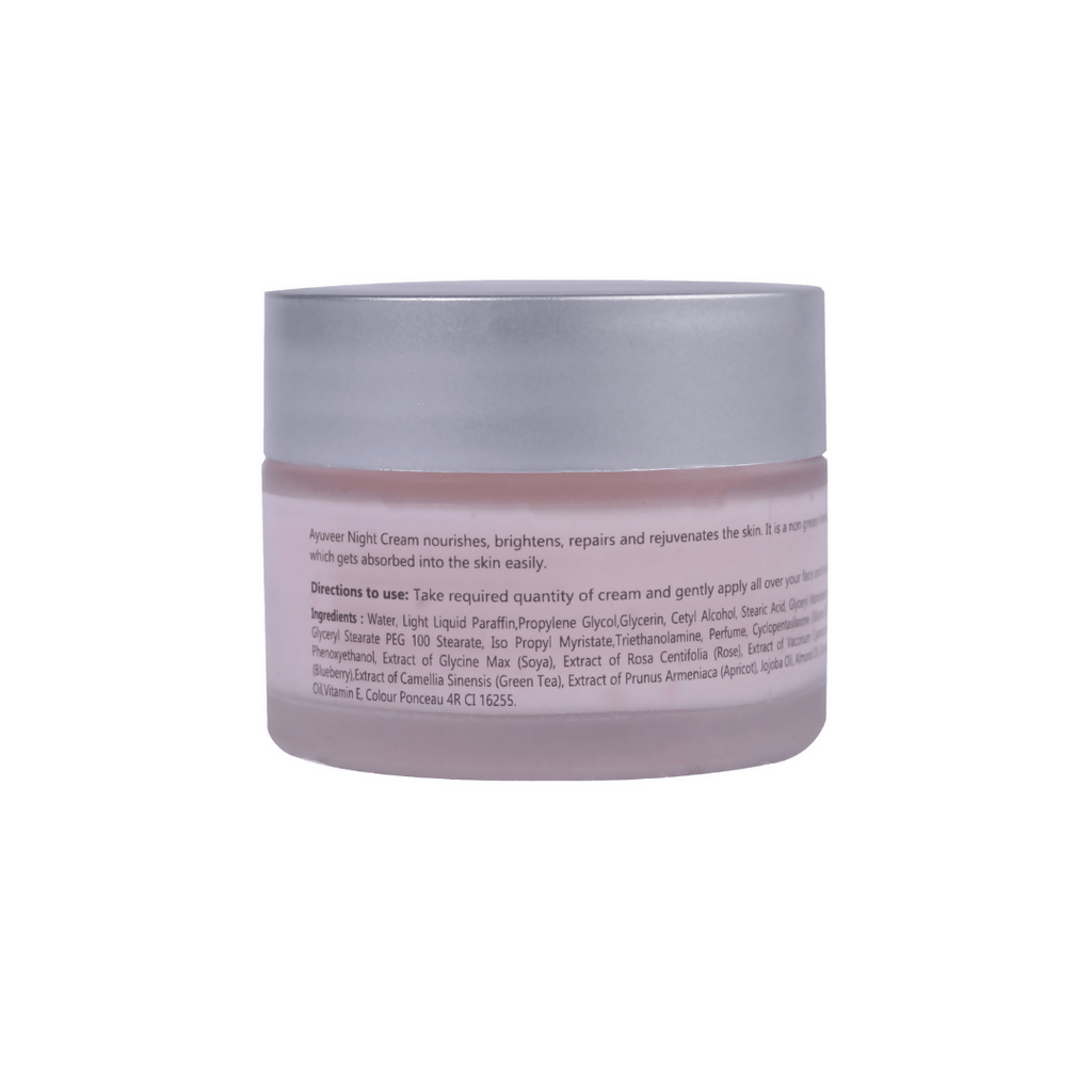 Ayuveer Night Cream With Blueberry Extract & Vitamin E | Grab2Buy