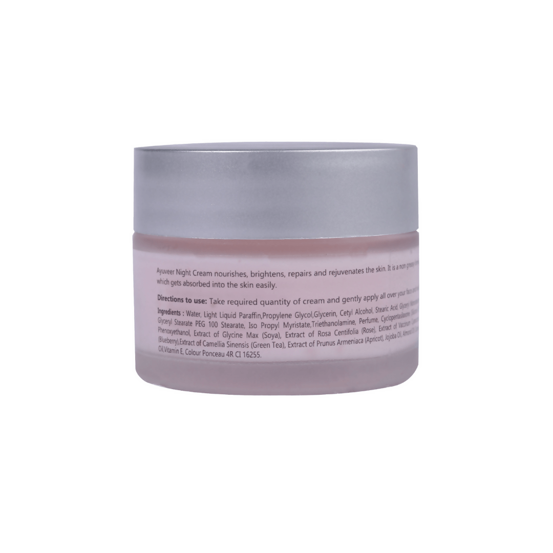 Ayuveer Night Cream With Blueberry Extract & Vitamin E | Grab2Buy