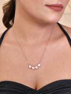 VOJ Women Gold Color stainless steel Necklace and Chains