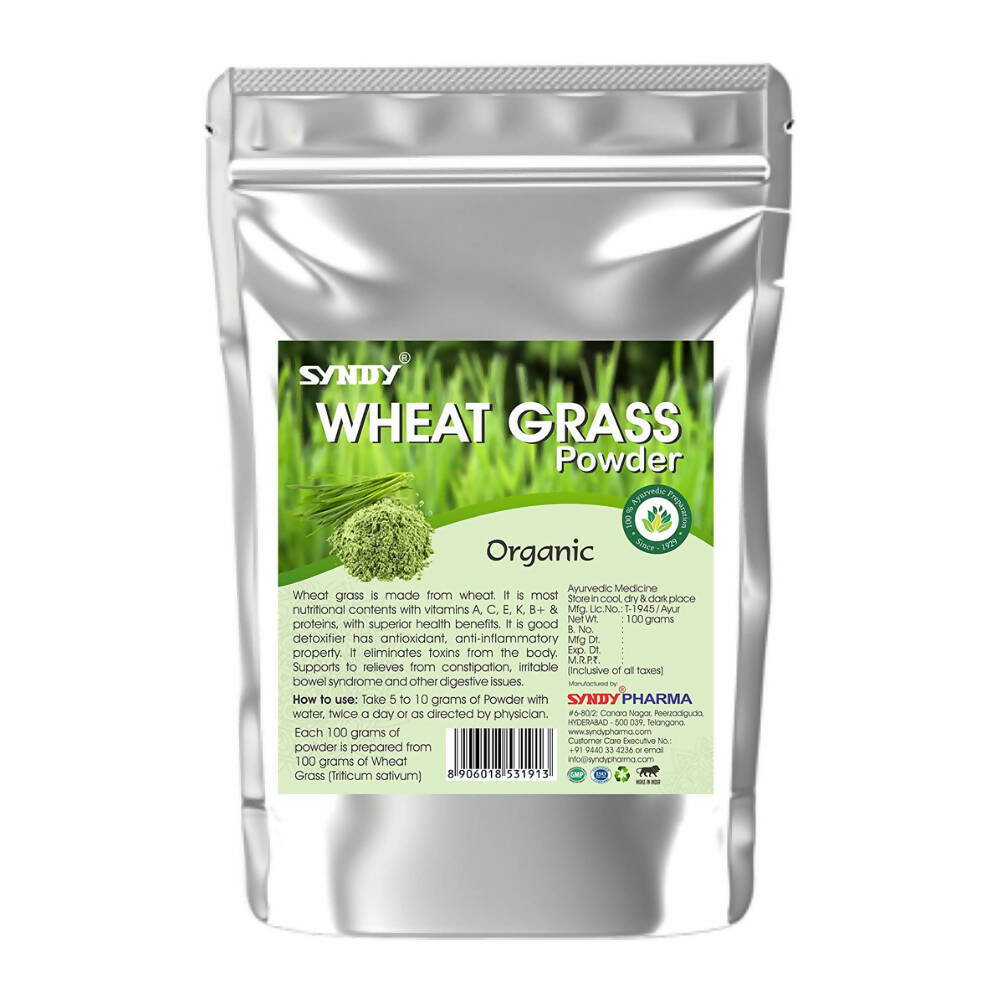 Syndy Pharma Organic Wheat Grass Powder | Grab2Buy