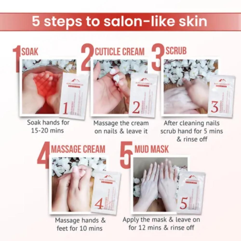 Alps Goodness Strawberry Nourishing Manicure Pedicure Kit | Grab2Buy