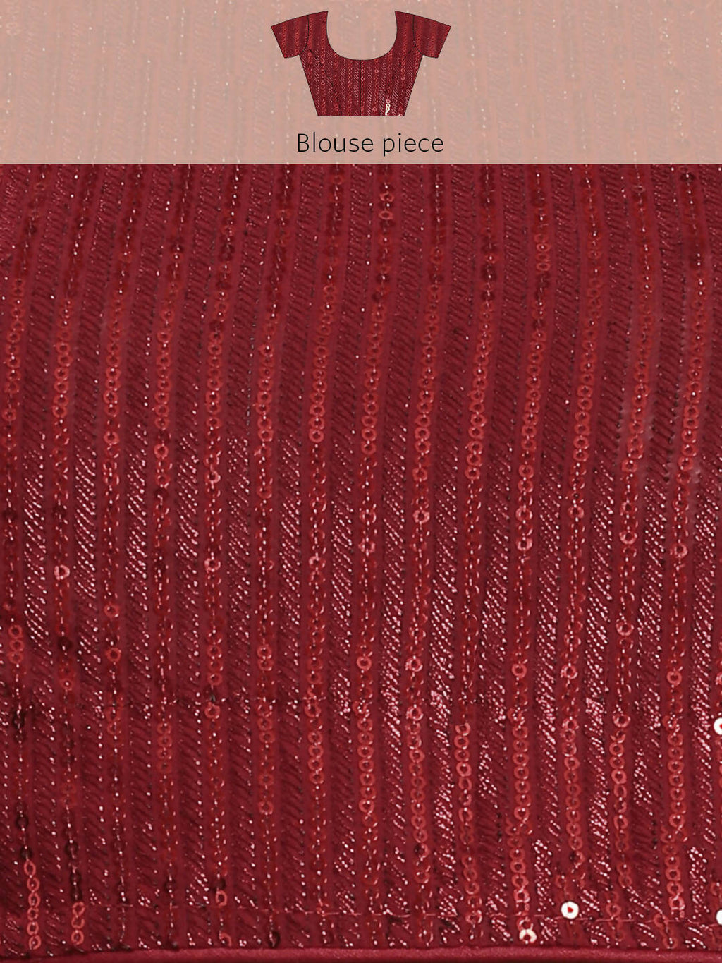 Maroon Woven Design Net Saree with Blouse Piece - Kalamkari | Grab2Buy
