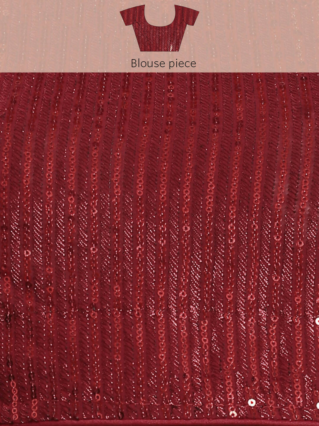 Maroon Woven Design Net Saree with Blouse Piece - Kalamkari | Grab2Buy