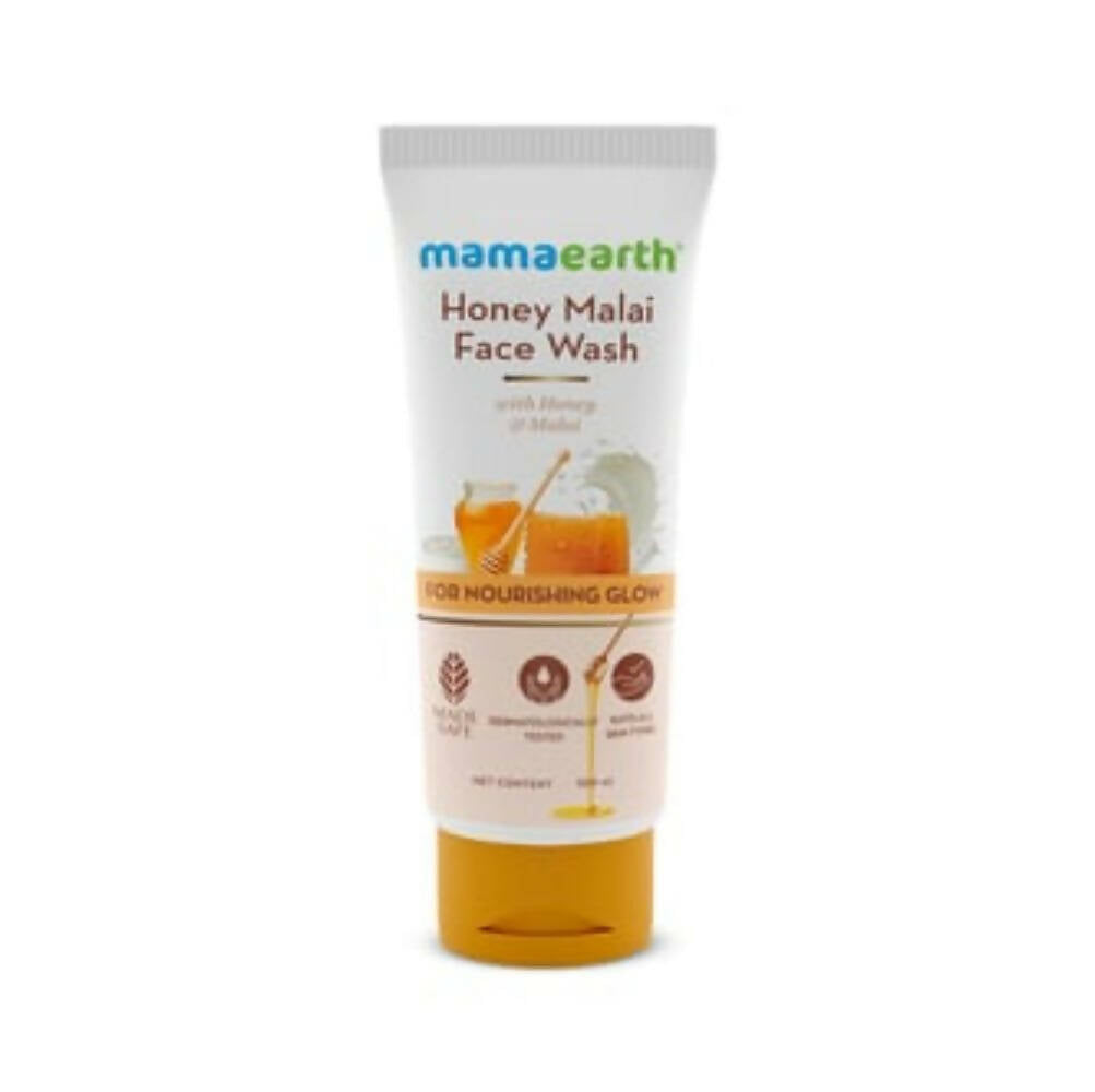 Mamaearth Honey Malai Face Wash For Nourishing Glow | Grab2Buy