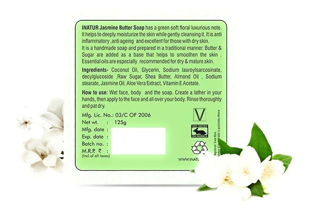 Inatur Jasmin Butter Soap | Grab2Buy