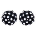 Trendoo Jewelry Gold-Polished Stylish Fancy Black Studs | Grab2Buy