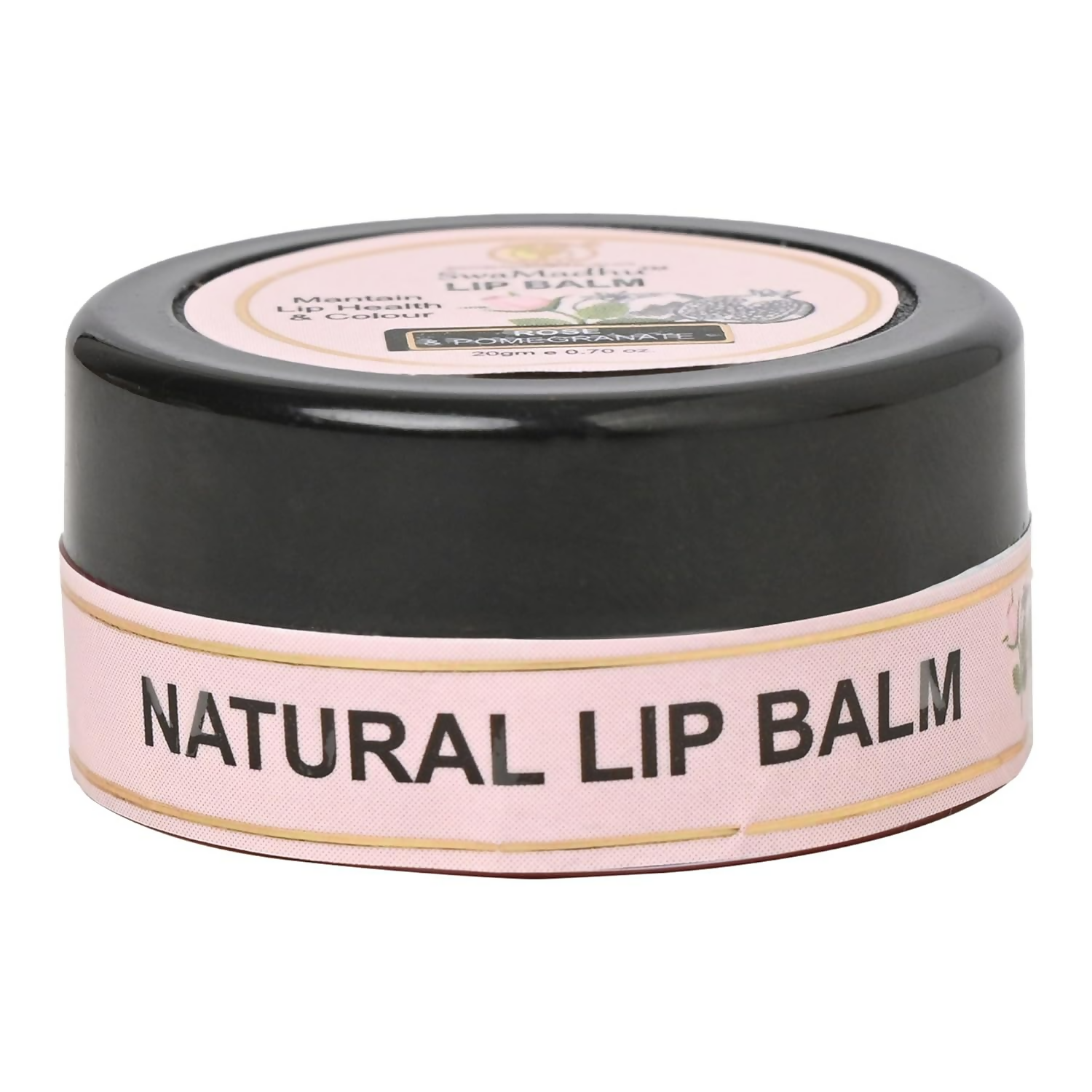 Tatvik Ayurveda Swamadhu Lip Balm & Tint (Rose & Pomegranate)