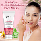 Globus Naturals Herbal Pimple Clear Glycolic & 1% Salicylic Acid Face Wash