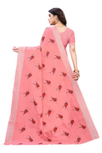 Vamika Peach Chanderi Designer Saree (SERIN PEACH) | Grab2Buy