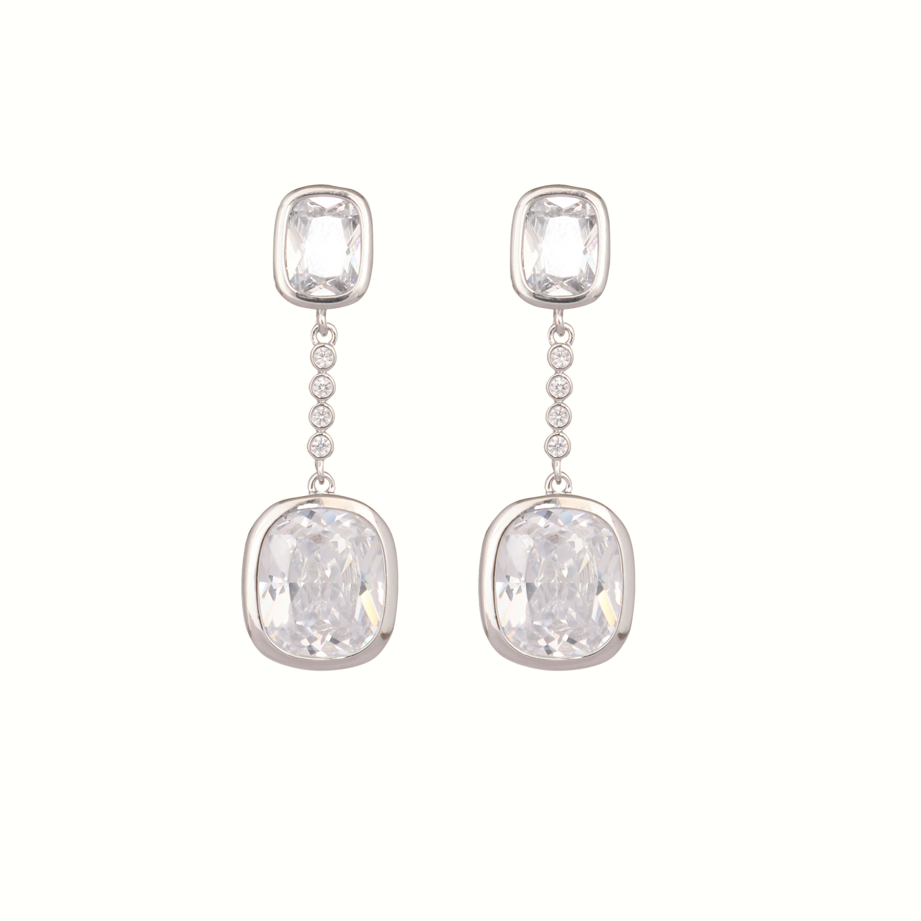 Nuyug Diamond Luxe Cascades Anti Tarnish Earrings | Grab2Buy
