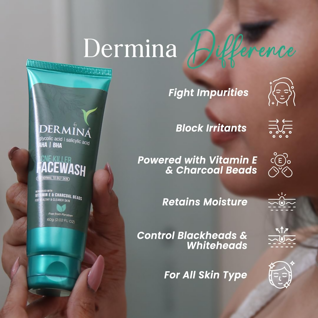 DERMINA Acne Killer Facewash | Grab2Buy