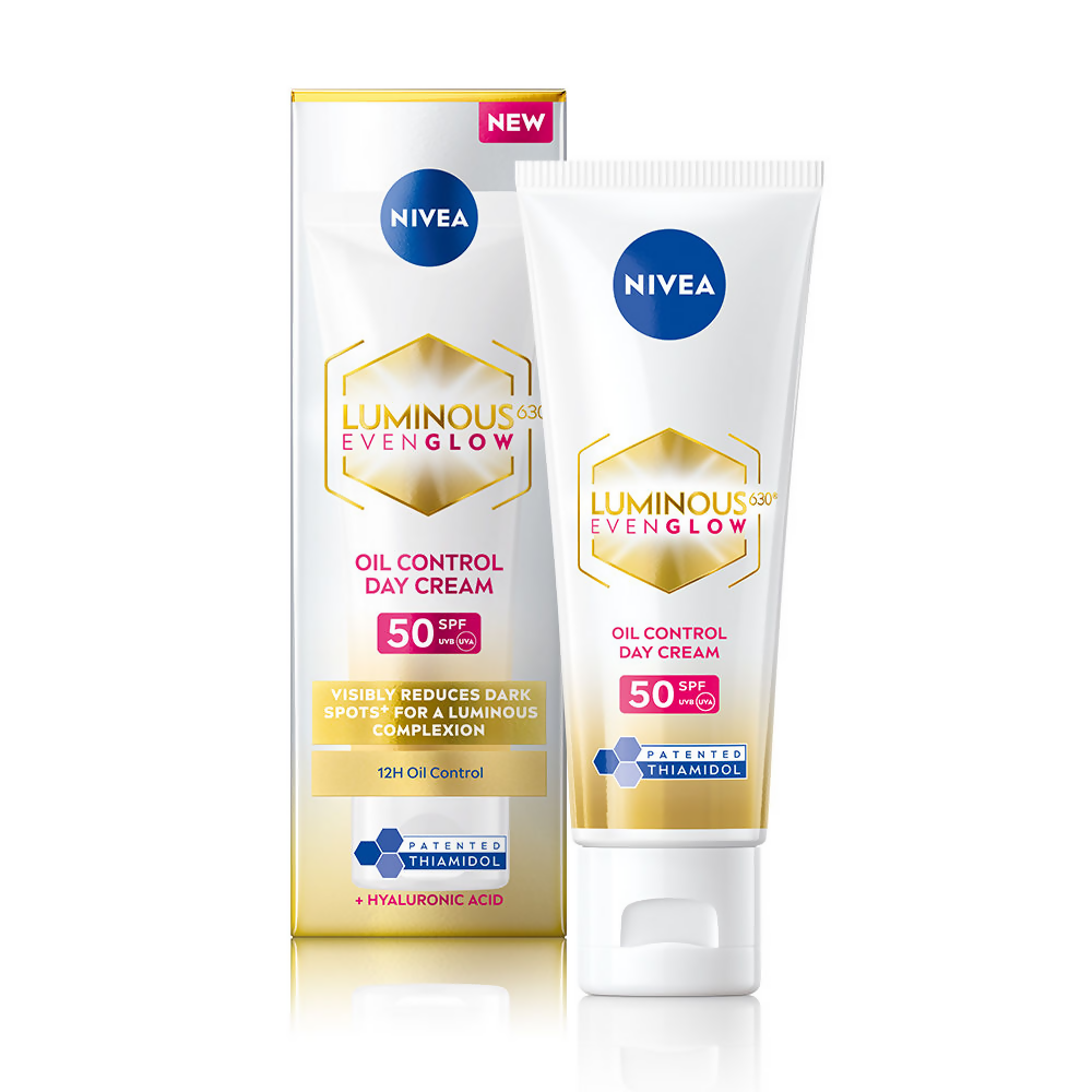 Nivea Luminous Even Glow Oil Control Day Cream SPF 50 | Grab2Buy