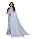 Vamika Grey Georgette Seqence Saree (Riva Grey) | Grab2Buy
