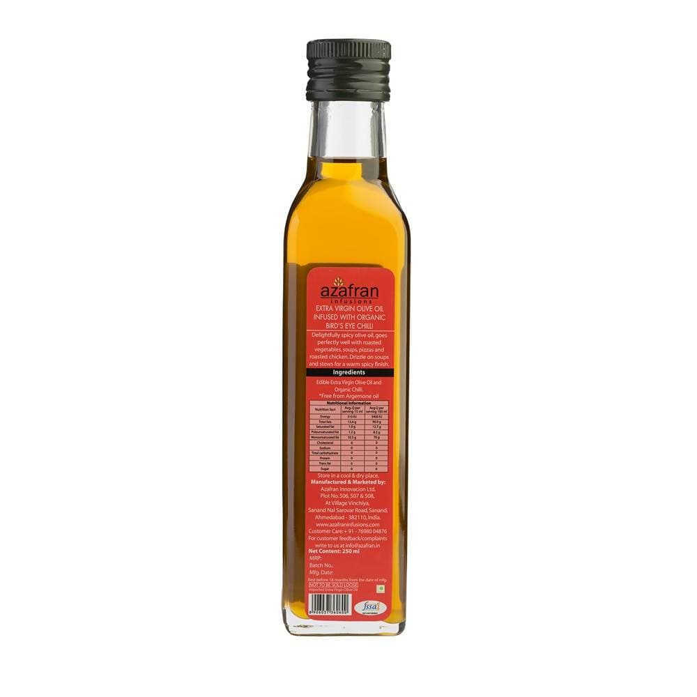 Azafran Infusions Bird’s Eye Chilli Infused Extra Virgin Olive Oil | Grab2Buy