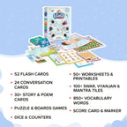 ClassMonitor Hindi Language Learning Kit with Free Mobile App for kids of Age 2.5-5.5 Years
