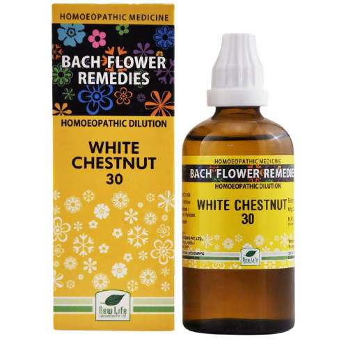 New Life Homeopathy Bach Flower Remedies White Chestnut Dilution | Grab2Buy