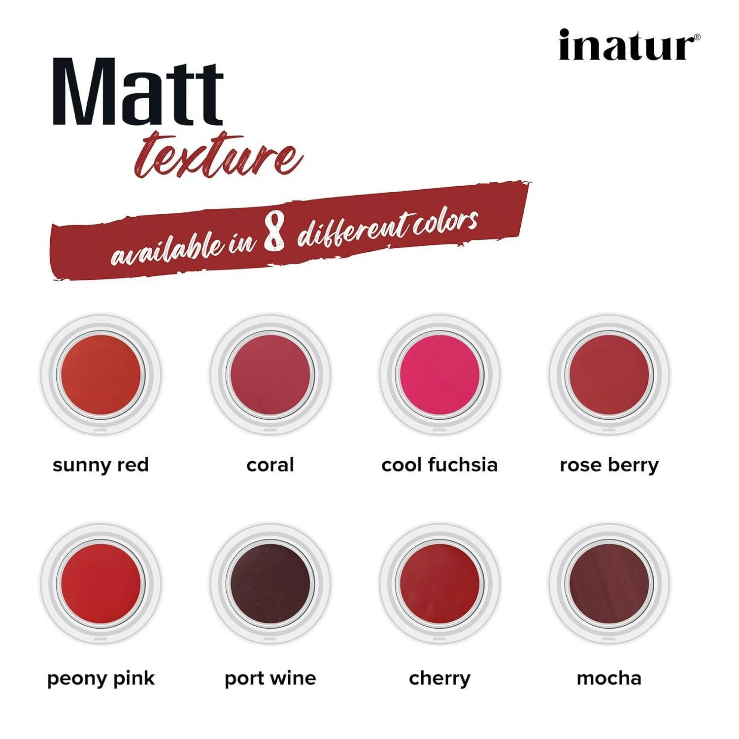 Inatur Lip and Cheek Tint Sunny Red | Grab2Buy
